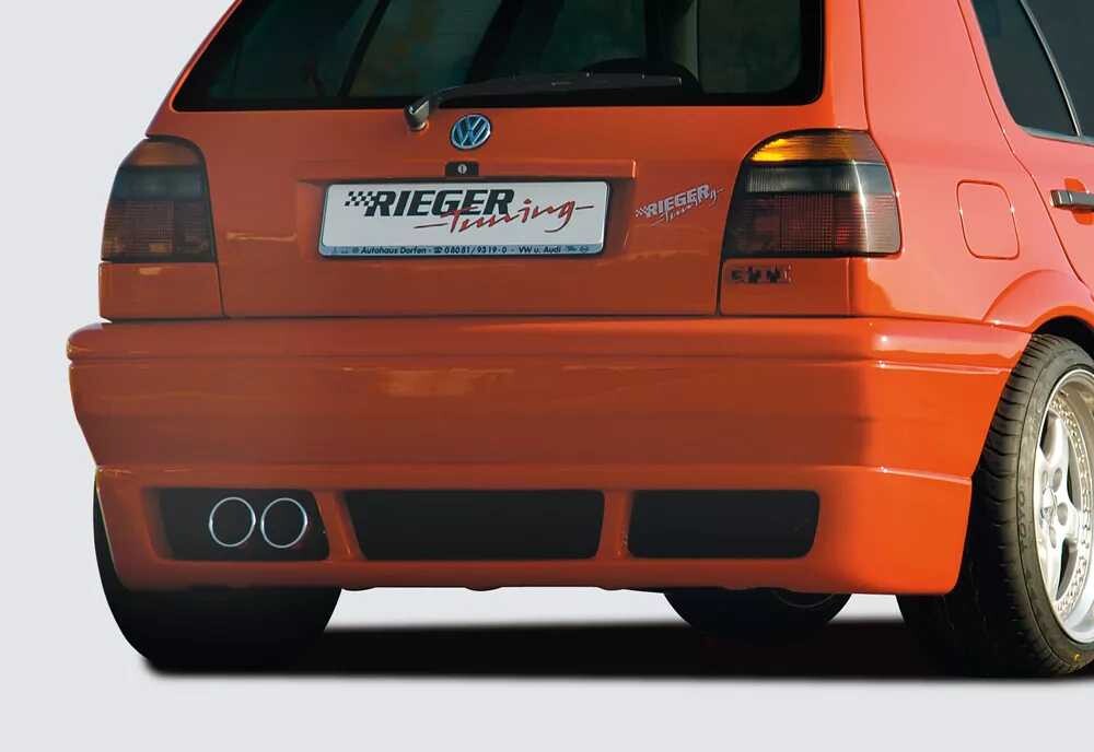 Rieger Tuning Rieger zadní nárazník pro Volkswagen Golf 3 3-dvéř., 5-dvéř., kabriolet, plast ABS bez povrchové úpravy