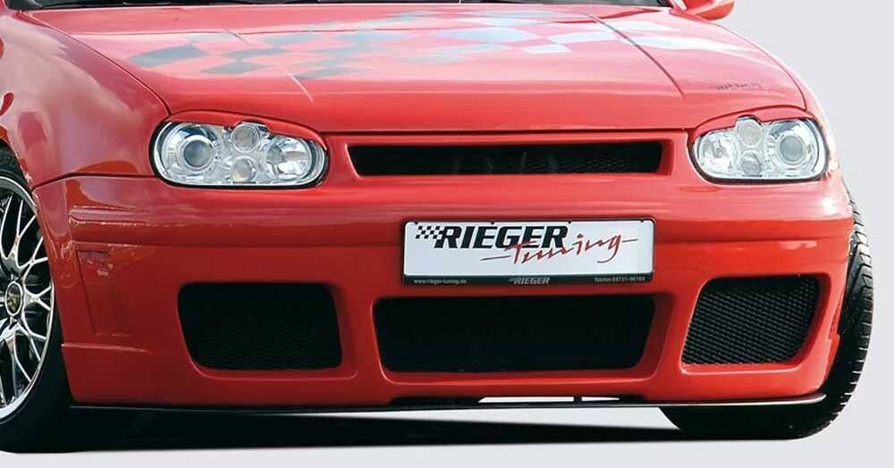 Rieger Tuning Rieger přední nárazník pro Volkswagen Golf 4 1J 3-dvéř., 5-dvéř., plast ABS bez povrchové úpravy
