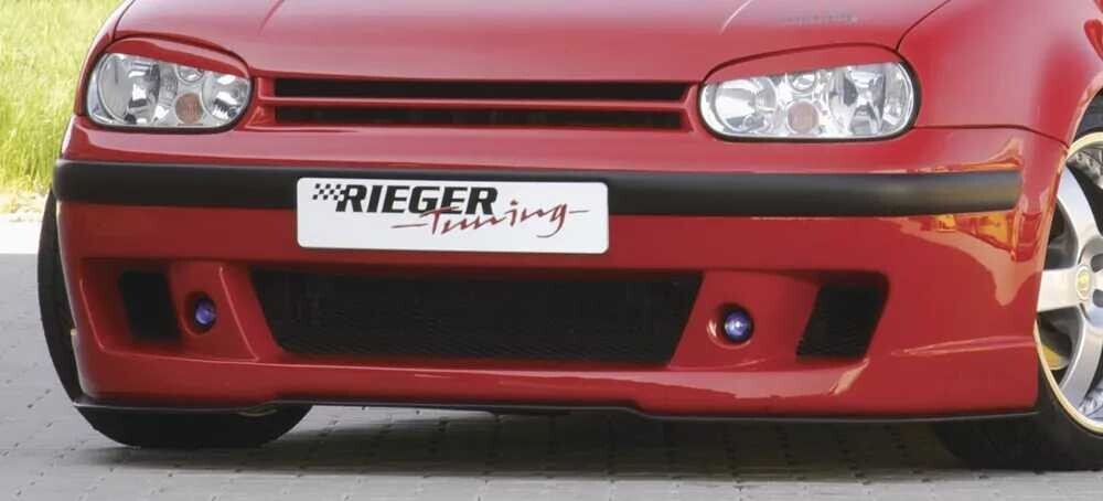 Rieger Tuning Rieger přední nárazník pro Volkswagen Golf 4 1J 3-dvéř., 5-dvéř., combi, plast ABS bez povrchové úpravy, s výřezy pro mlhová světla