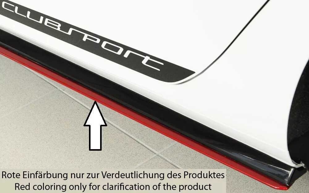 Rieger Tuning Rieger spoiler pod boční práh mont. strana pravá pro Volkswagen Golf 7 GTI Clubsport, R, R-Line 3-dvéř., 5-dvéř. po faceliftu, r.v. 02/16-, 02/17-, plast ABS bez povrchové úpravy