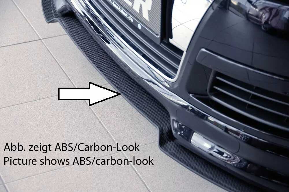 Rieger Tuning Rieger lipa pod přední nárazník Rieger pro Volkswagen Passat 3C combi, sedan před faceliftem, 03/05-07/10, plast ABS bez povrchové úpravy