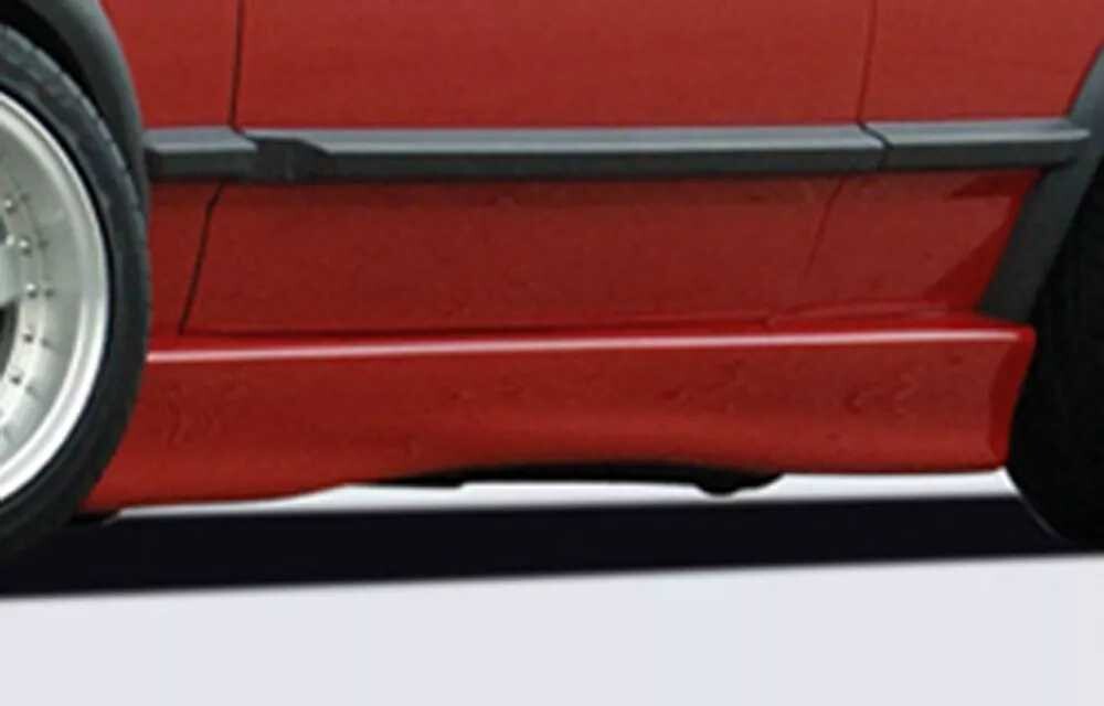 Rieger Tuning Rieger boční práh mont. strana levá pro Volkswagen Polo 2/3 kupé, r.v. 75-94, plast ABS bez povrchové úpravy, bez výřezu pro blatník