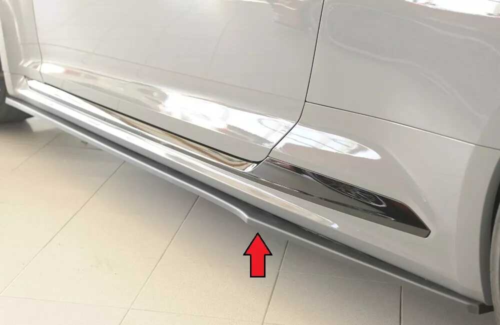 Rieger Tuning Rieger spoiler pod boční práh mont. strana levá pro Audi RS5 B9, F5 kupé, r.v. 03/17-02/20, plast ABS bez povrchové úpravy