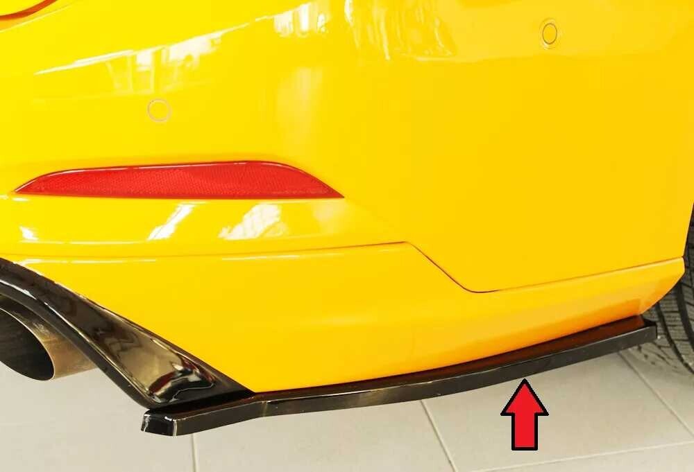 Rieger Tuning Rieger spoiler pod zadní nárazník na pravé straně pro Ford Focus 4 DEH 5-dvéř. (combi) r.v. 09/18-, plast ABS lakovaný do černé lesklé barvy