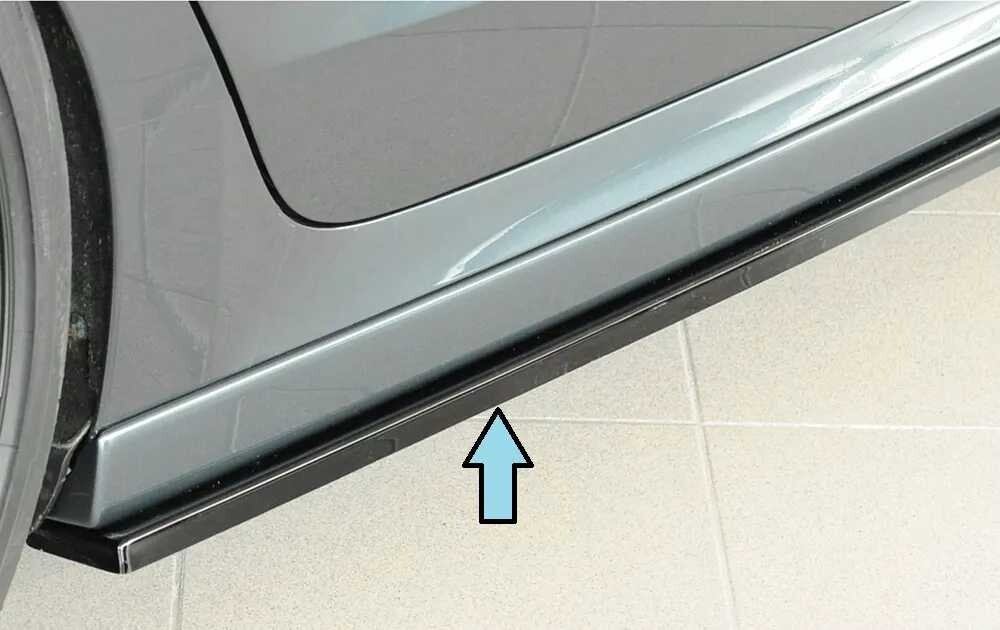 Rieger Tuning Rieger spoiler pod boční práh mont. strana pravá pro Škoda Octavia RS NX combi, 07/20-, plast ABS lakovaný do černé lesklé barvy