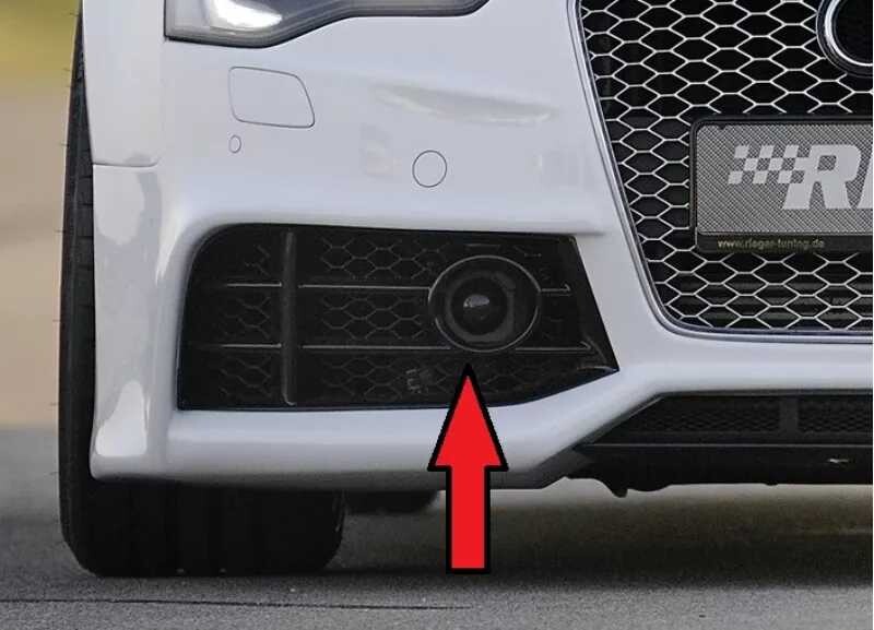 Rieger Tuning Rieger mřížka nárazníku pro Audi A5 B8, B81 kabriolet, kupé, Sportback vč. faceliftu, pravá, pro vozy s distančním radarem