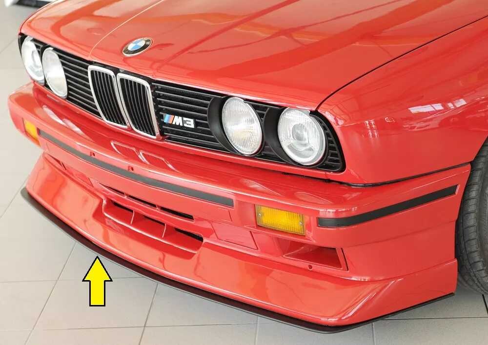 Rieger Tuning Rieger lipa pod přední nárazník pro BMW řada 3 E30 M3 kupé, 01/86-, plast ABS bez povrchové úpravy