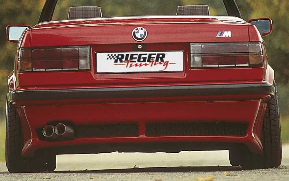 Rieger Tuning Rieger spoiler pod zadní nárazník pro BMW řada 3 E30 kabriolet, GFK (laminát)