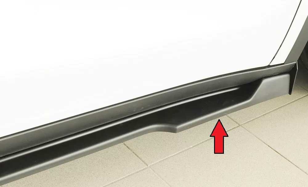 Rieger Tuning Rieger spoiler pod boční práh mont. strana pravá pro Tesla Model Y 003, r.v. 03/20-, plast ABS bez povrchové úpravy