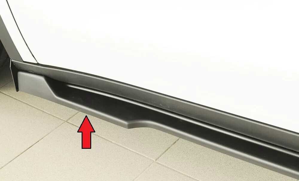 Rieger Tuning Rieger spoiler pod boční práh mont. strana levá pro Tesla Model Y 003, r.v. 03/20-, plast ABS bez povrchové úpravy