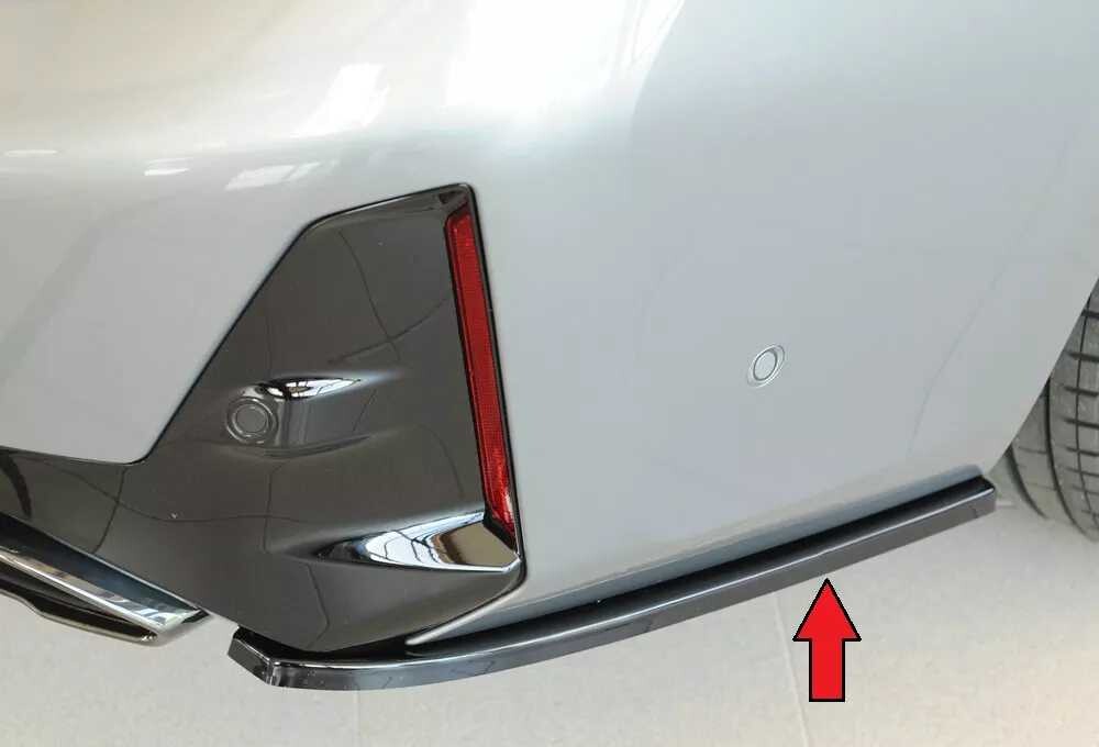 Rieger Tuning Rieger spoiler pod zadní nárazník na pravé straně pro BMW řada 3 G21 touring r.v. 07/22-, plast ABS lakovaný do černé lesklé barvy