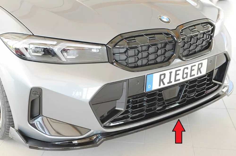 Rieger Tuning Rieger lipa pod přední nárazník pro BMW řada 3 G21 touring, 07/22-, plast ABS lakovaný do černé lesklé barvy