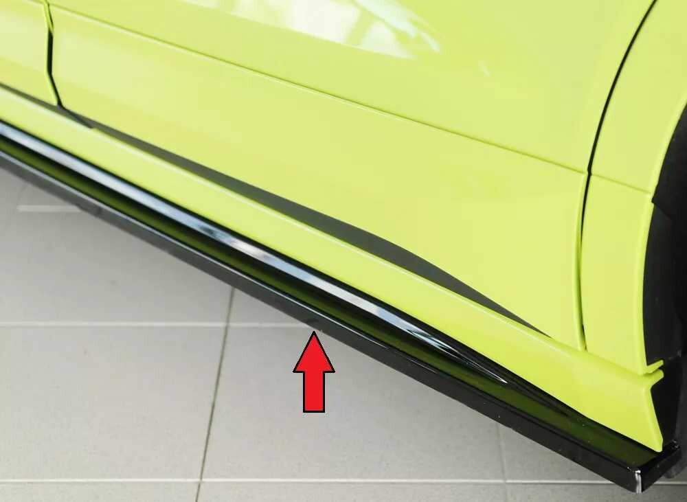 Rieger Tuning Rieger spoiler pod boční práh mont. strana levá pro Škoda Enyaq iV RS SUV (5AZ), 07/21-, plast ABS lakovaný do černé lesklé barvy