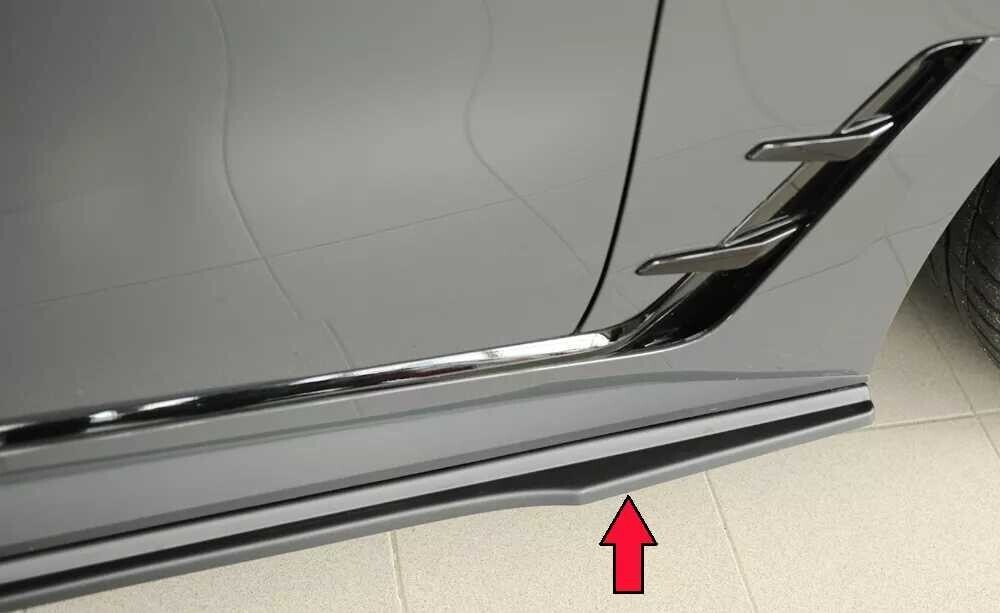 Rieger Tuning Rieger spoiler pod boční práh mont. strana pro BMW řada 4 G26 gran coupe (5-dvéř.), r.v. 07/20-, plast ABS bez povrchové úpravy, pravá strana