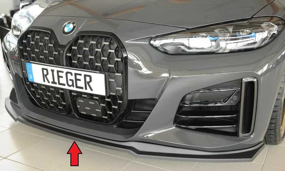 Rieger Tuning Rieger lipa pod přední nárazník pro BMW řada 4 G26 gran coupe (5-dvéř.), 07/20-, plast ABS bez povrchové úpravy
