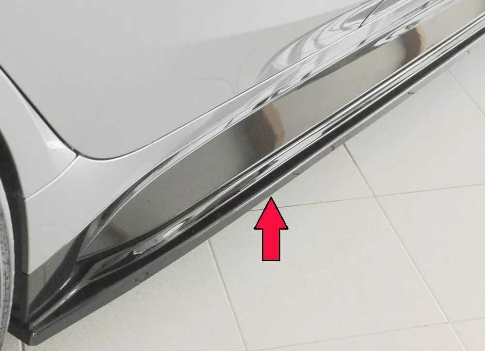 Rieger Tuning Rieger spoiler pod boční práh mont. strana pravá pro BMW Řada 3 G80 M3 CS G34MKS sedan, 01/23-, plast ABS lakovaný do černé lesklé barvy