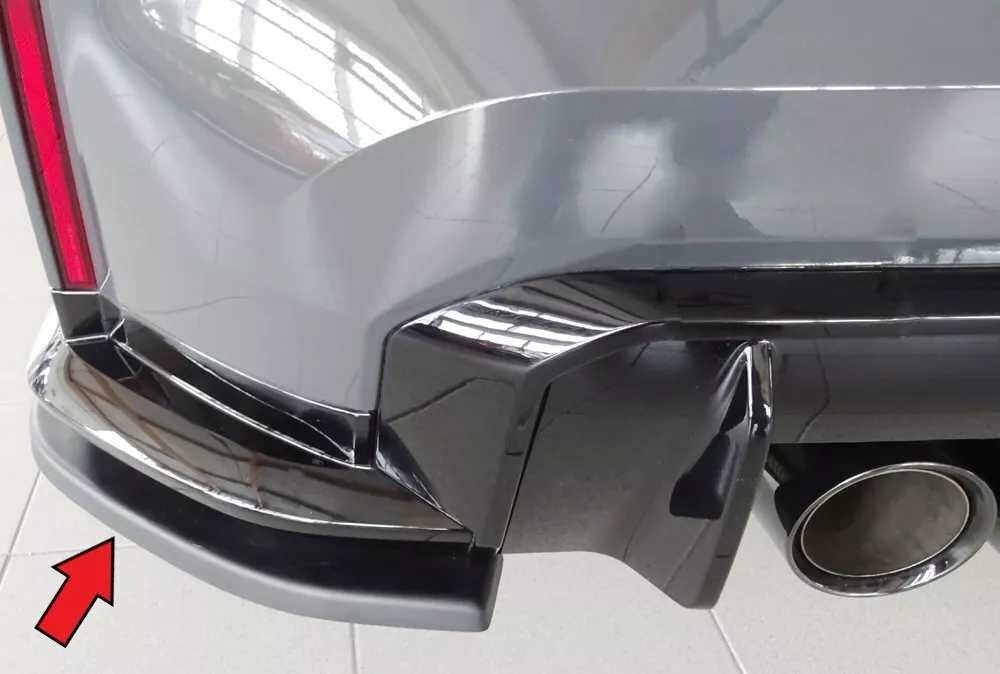 Rieger Tuning Rieger spoiler pod zadní nárazník na levé straně pro BMW Řada 3 G80 M3 CS G34MKS sedan r.v. 01/23-, plast ABS bez povrchové úpravy