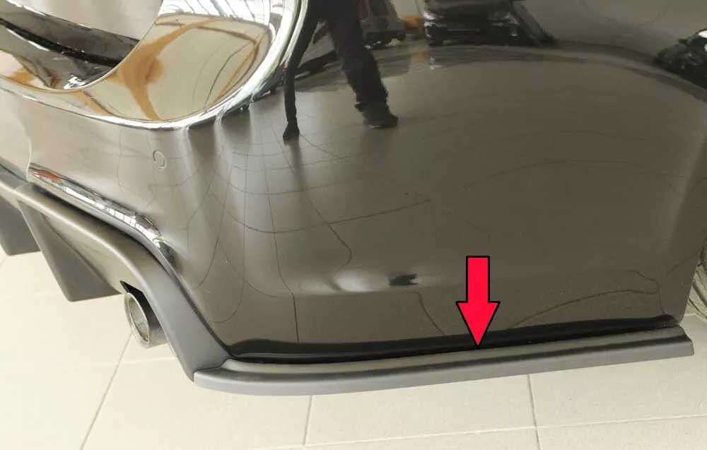 Rieger Tuning Rieger spoiler pod zadní nárazník na pravé straně pro BMW řada 3 E91 touring r.v. 09/08-, plast ABS bez povrchové úpravy