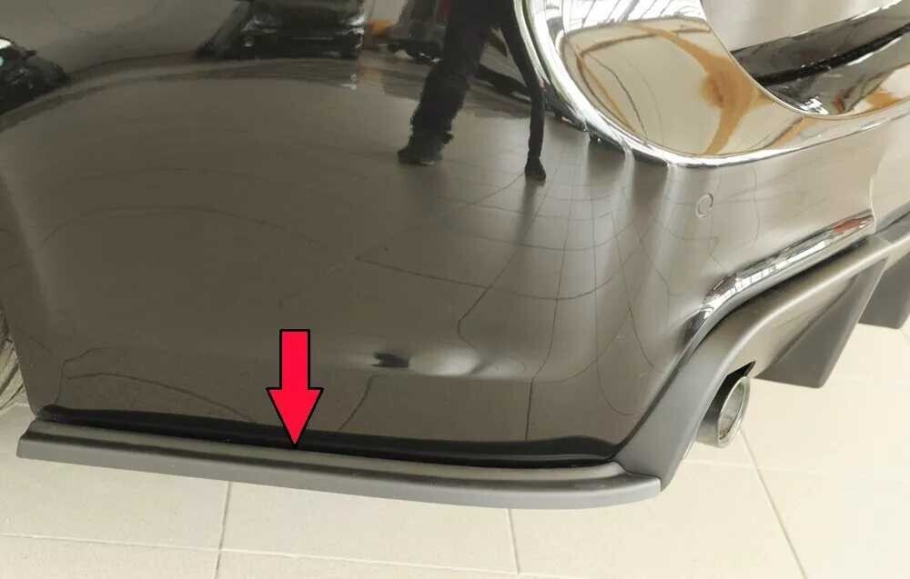 Rieger Tuning Rieger spoiler pod zadní nárazník na levé straně pro BMW řada 3 E91 touring r.v. 09/08-, plast ABS bez povrchové úpravy