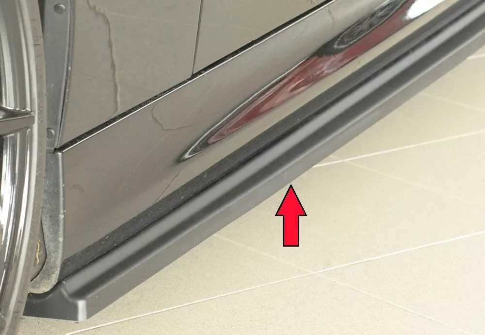 Rieger Tuning Rieger spoiler pod boční práh mont. strana pro BMW řada 3 E91 touring, r.v. 09/08-, plast ABS bez povrchové úpravy, levá strana