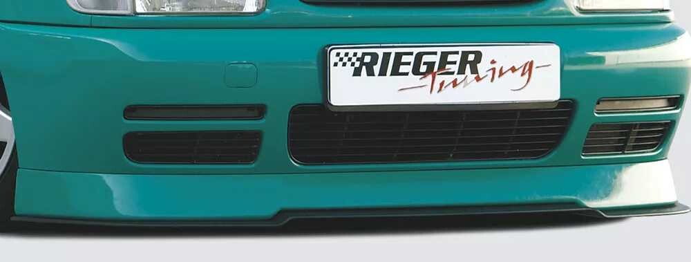 Rieger Tuning Rieger spoiler pod přední nárazník RT01 pro Volkswagen Polo 4 6N 5-dvéř., r.v. 10/94-01, GFK (laminát)