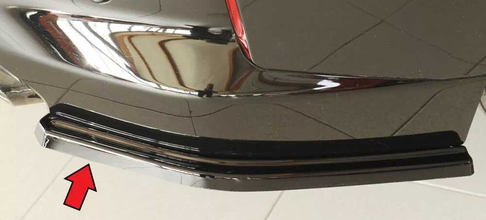 Rieger Tuning Rieger spoiler pod zadní nárazník na pravé straně pro BMW řada 2 G42 kupé r.v. 07/21-, plast ABS lakovaný do černé lesklé barvy