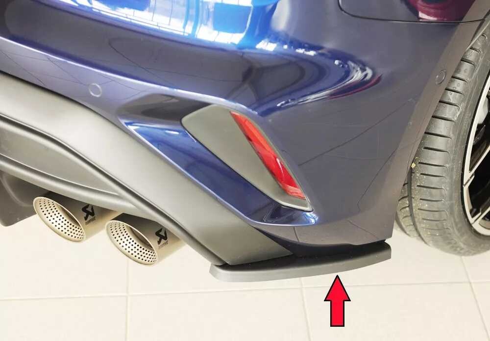 Rieger Tuning Rieger spoiler pod zadní nárazník na pravé straně pro Audi A3 GY 5-dvéř. (sportback) r.v. 06/24-, plast ABS bez povrchové úpravy