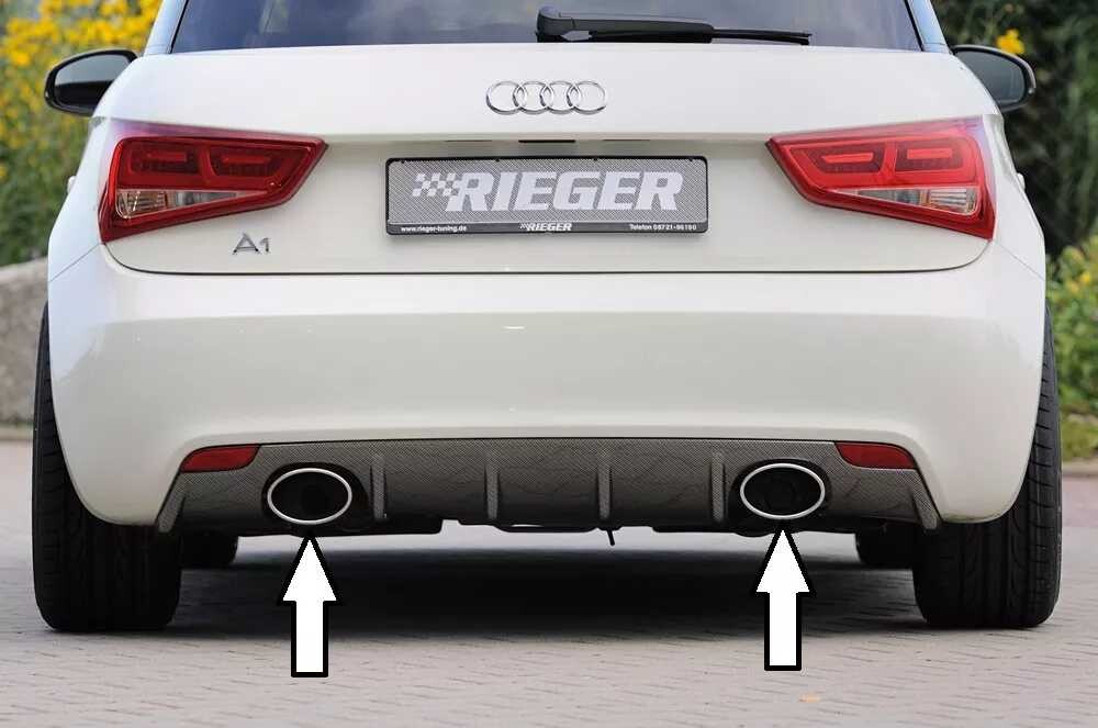Rieger Tuning Koncový tlumič výfuku pro Audi A1 8X
