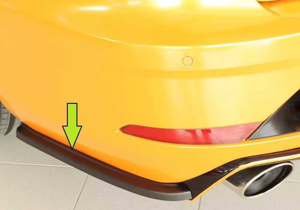 Rieger Tuning Rieger spoiler pod zadní nárazník na levé straně pro Seat Leon Cupra 5F 5-dvéř. (ST/Combi) r.v. 01/17-, plast ABS bez povrchové úpravy