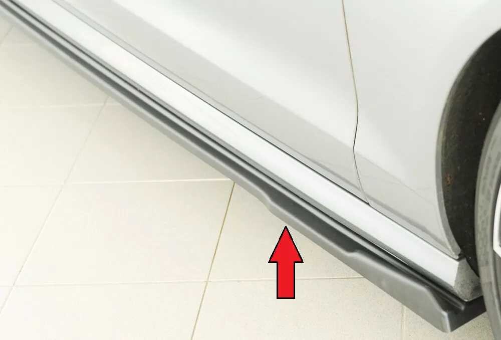 Rieger Tuning Rieger spoiler pod boční práh mont. strana pro Audi A6 4G, C7 sedan, r.v. 11/10-08/14, plast ABS bez povrchové úpravy
