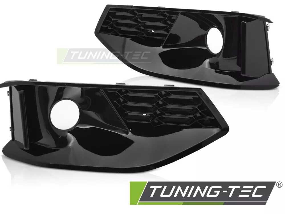 FOG LIGHT COVER GLOSSY BLACK fits  AUDI A4 B9 20-24