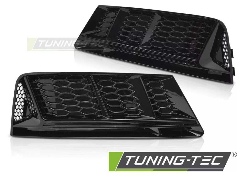 FOG LIGHT COVER GLOSSY BLACK fits AUDI A4 B9 15-19