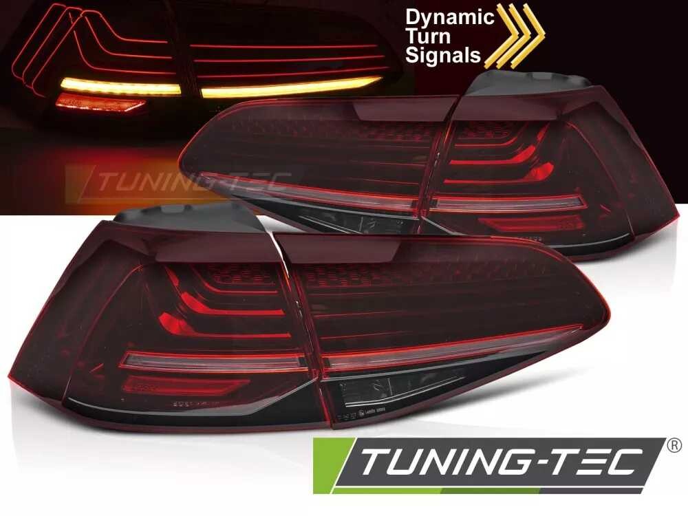 LED TAIL LIGHTS LASER RED LED SEQ fits VW GOLF 7 13-19