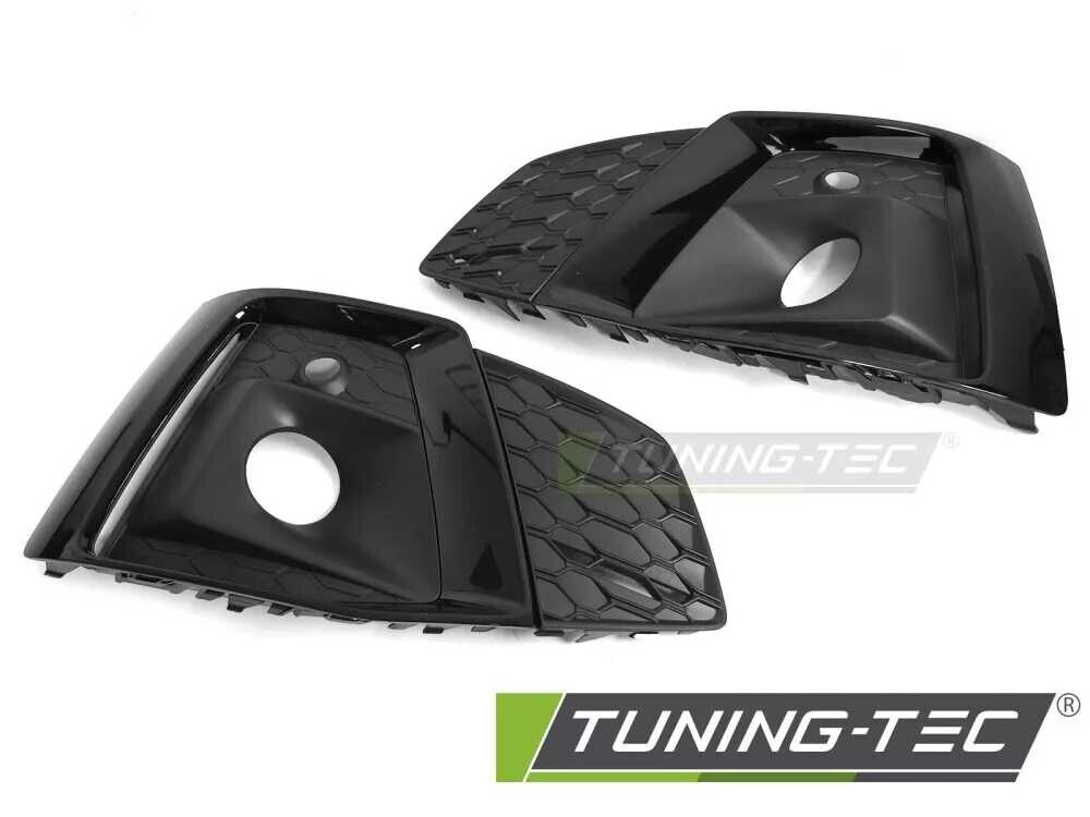 FOG LIGHT COVER GLOSSY BLACK fits AUDI A5 F5 19-23