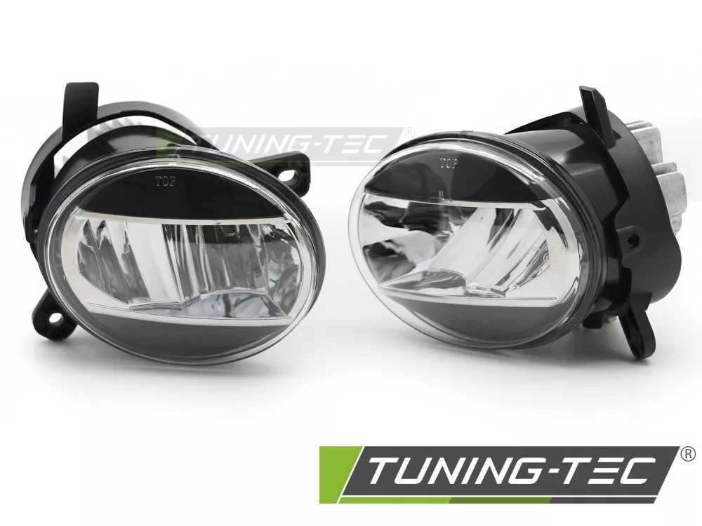 FOG LIGHTS LED BLACK CLEAR fits AUDI A4 B8 08-11 / A6 C6 09-11 / Q5 08-16