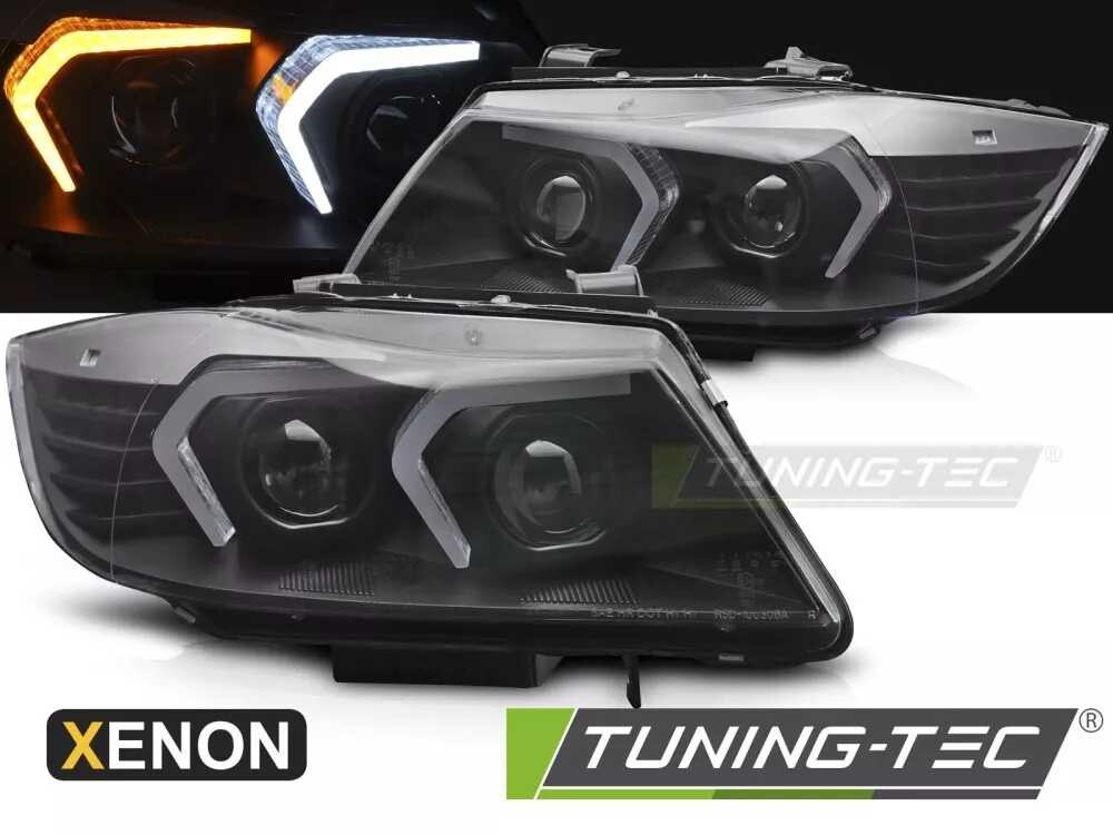 XENON HEADLIGHTS LED BLACK fits BMW E90/E91 LCI 09-11
