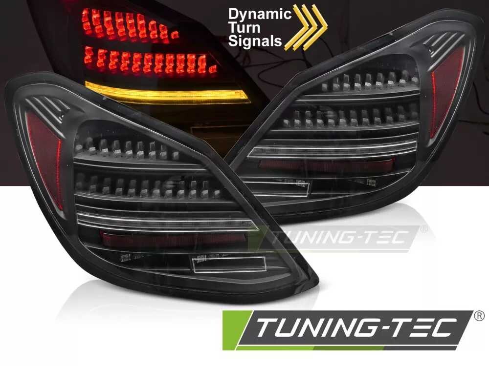 LED TAIL LIGHTS BLACK SEQ fits MERCEDES C-CLASS W205 14-21
