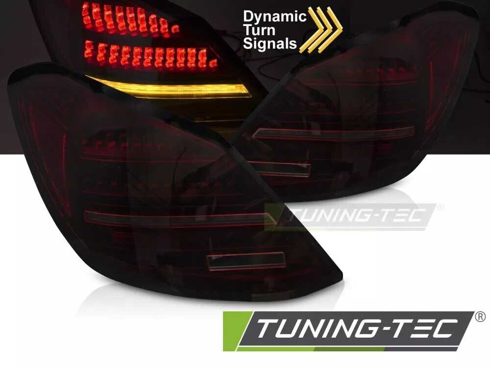 LED TAIL LIGHTS RED SMOKE SEQ fits MERCEDES C-CLASS W205 14-21