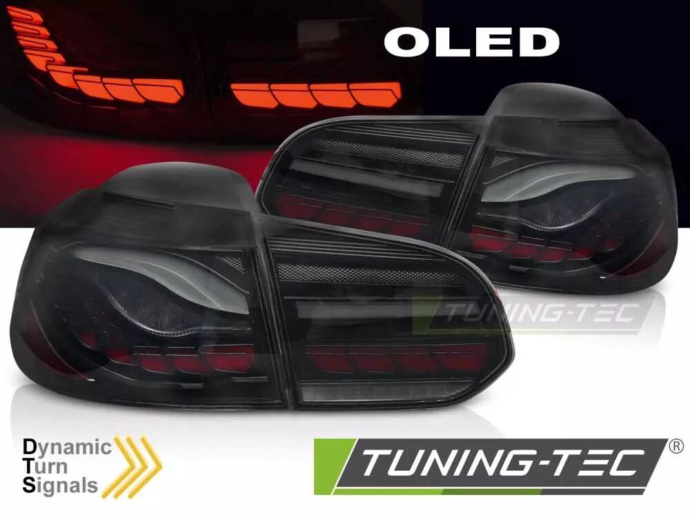 LED TAIL LIGHTS SMOKE LED OLED fits VW GOLF 6 08-13