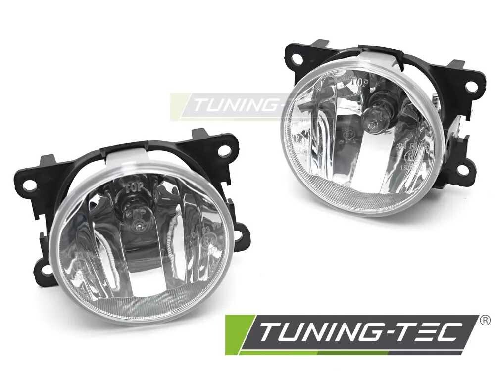FOG LIGHTS CLEAR fits PEUGEOT 207 09-12 / 208 12-15 CITROEN C3 PICASSO / C4 CACTUS
