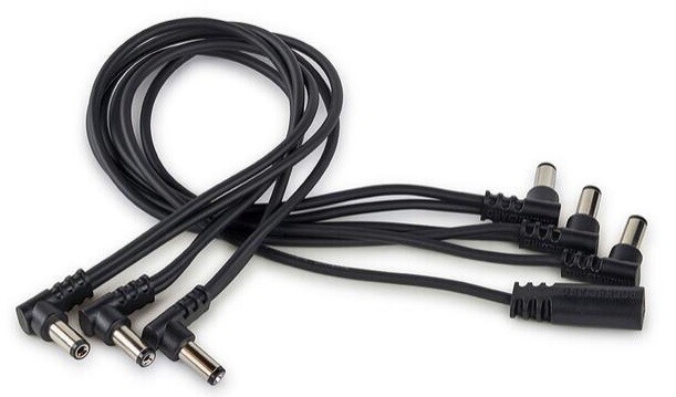 Rockboard Flat Daisy Chain Cable - 6 Outputs, Angled