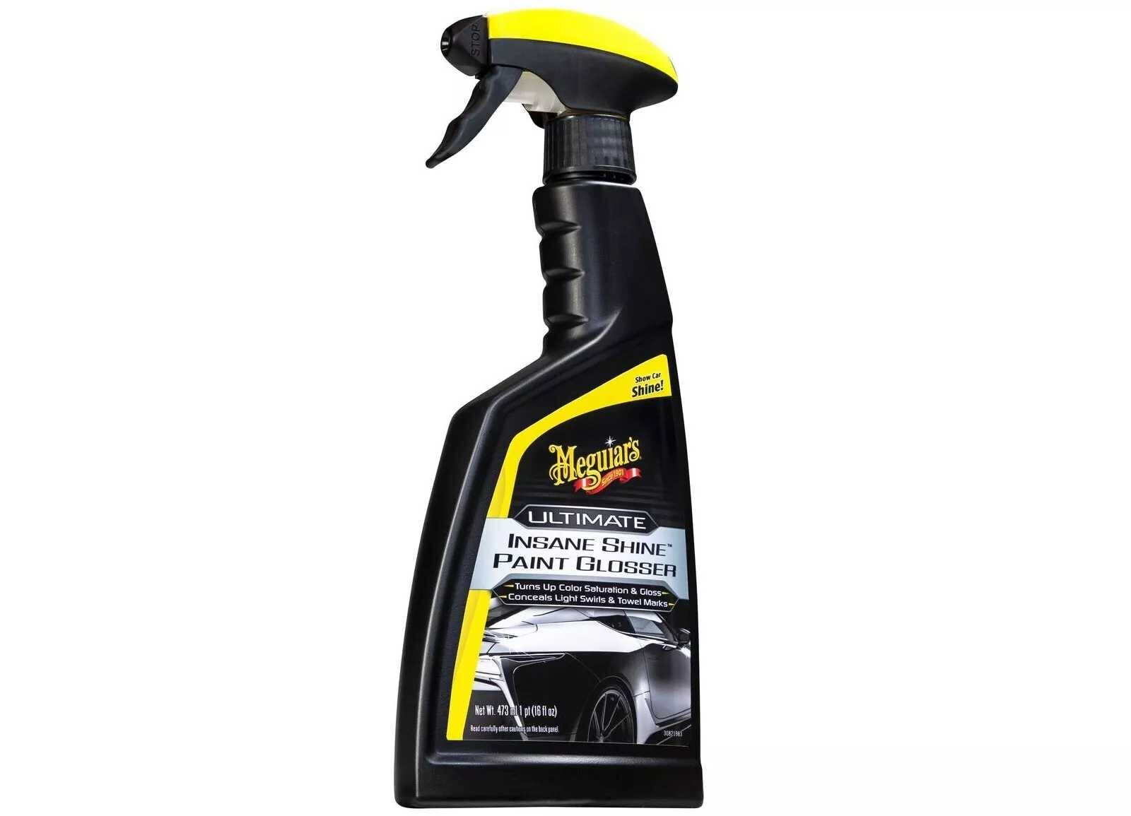 Meguiar's Ultimate Insane Shine Paint Glosser - leštěnka v rozprašovači, 473 ml