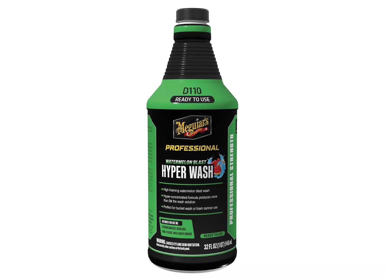 Meguiar's Professional Watermelon Hyper Wash - vysoce koncentrovaný autošampon s melounovou vůní, 946 ml