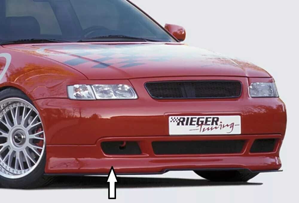 Rieger Tuning Rieger spoiler pod přední nárazník pro Audi A3 8L 3-dvéř., 5-dvéř., plast ABS bez povrchové úpravy, r.v. 09/1996-1999