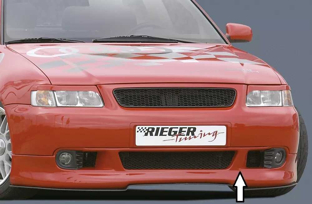 Rieger Tuning Rieger spoiler pod přední nárazník pro Audi A3 8L 3-dvéř., 5-dvéř., plast ABS bez povrchové úpravy, r.v. od 2000