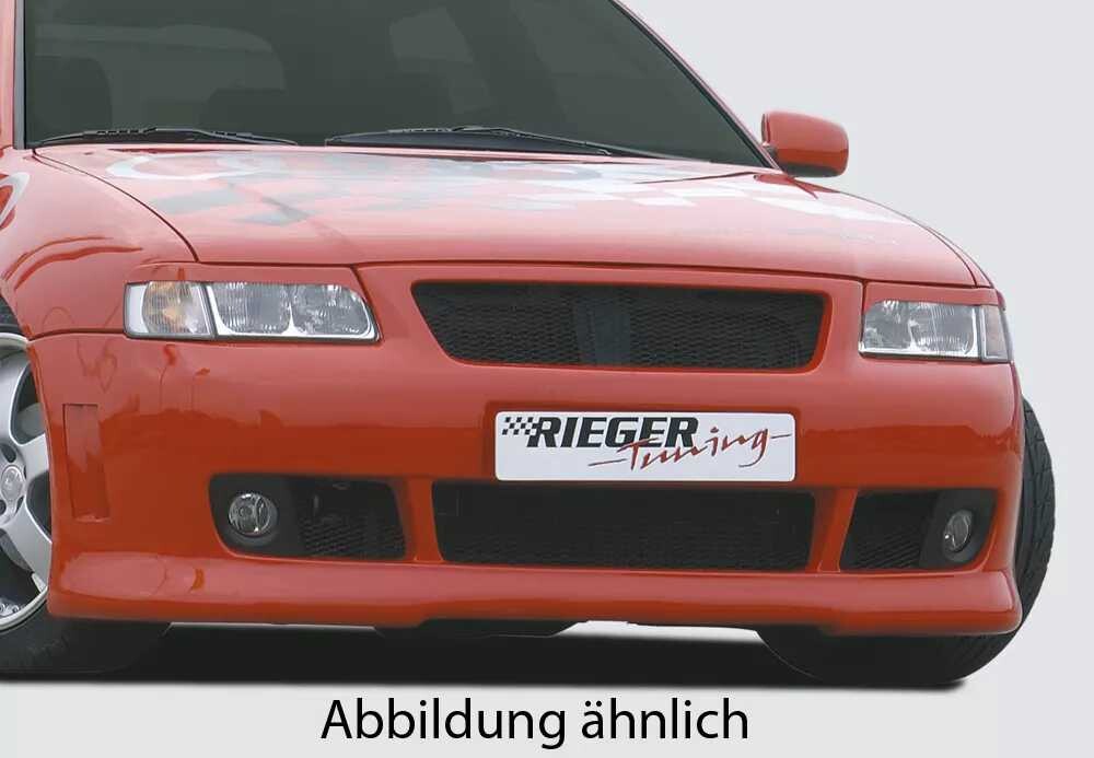 Rieger Tuning Rieger přední nárazník pro Audi A3 8L 3-dvéř., 5-dvéř., plast ABS bez povrchové úpravy, pro vozy s integrovanou maskou bez znaku, s držáky originálních mlhových světel, pro vozy s ostřikovači světlometů