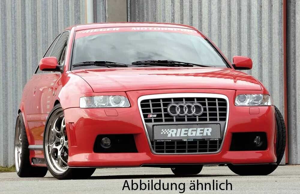 Rieger Tuning Rieger přední nárazník pro Audi A3 8L 3-dvéř., 5-dvéř., plast ABS bez povrchové úpravy, pro originální masku Audi, pro vozy bez ostřikovačů světlometů a bez držáků mlhových světel