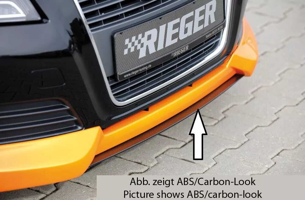 Rieger Tuning Rieger lipa pod přední nárazník Rieger pro Audi A3 8P 3-dvéř., 5-dvéř., kabriolet, Sportback po faceliftu, 07/08-, plast ABS bez povrchové úpravy