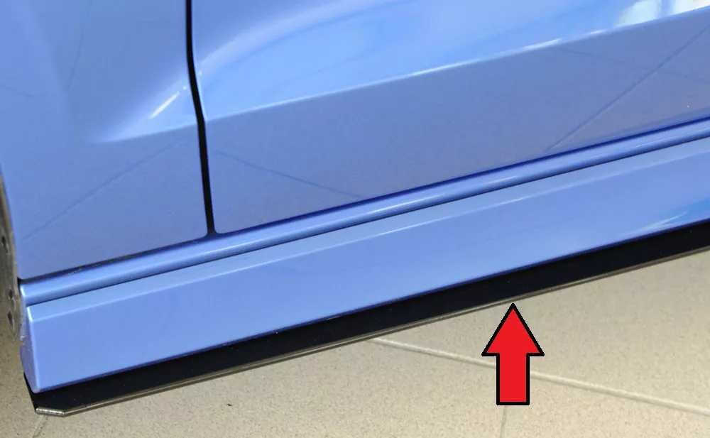Rieger Tuning Rieger spoiler pod boční práh mont. strana levá pro Audi RS3 8V 5-dvéř. (sedan 8VS / 8VM) po faceliftu, r.v. 02/17-, plast ABS bez povrchové úpravy