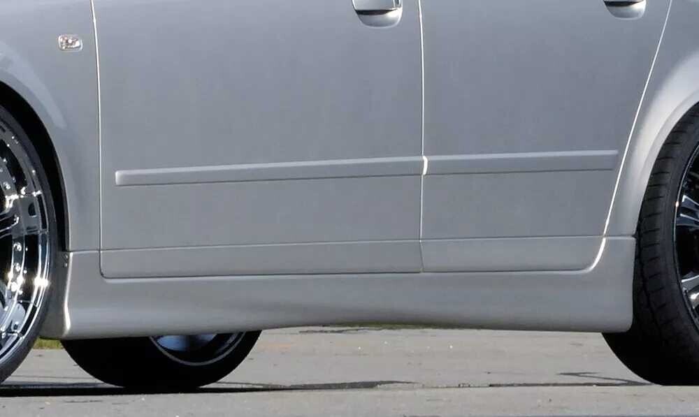 Rieger Tuning Rieger boční práh mont. strana levá pro Audi A4 8E avant, sedan po faceliftu, r.v. 11/00-10/04, 11/04-, plast ABS bez povrchové úpravy
